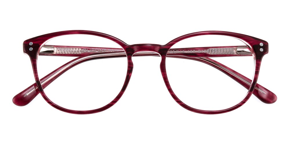 Noah Red Classic Wayframe Acetate Eyeglasses