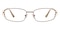 Norton Brown Rectangle Titanium Eyeglasses