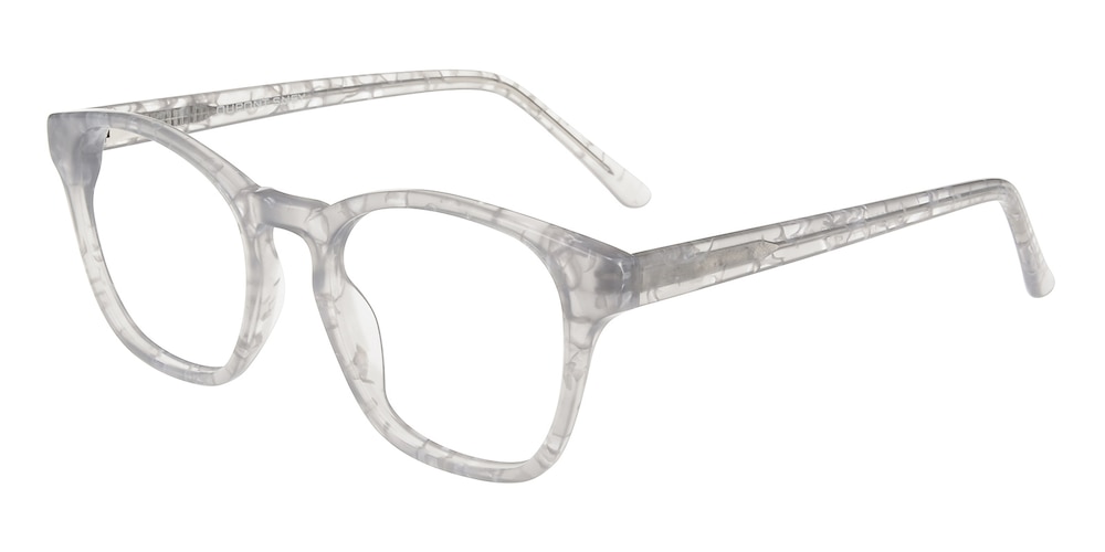Newman Crystal Square Acetate Eyeglasses