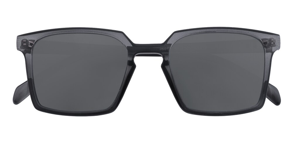 Wythe Gray/Silver mirror-coating Rectangle TR90 Sunglasses