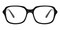 Alfred Black Rectangle Acetate Eyeglasses