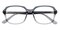 Alfred Gray Rectangle Acetate Eyeglasses