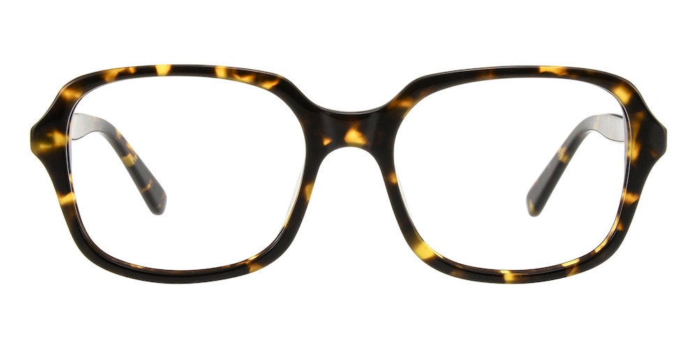 Alfred Tortoise Rectangle Acetate Eyeglasses