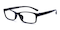 Arlene Black Rectangle TR90 Eyeglasses