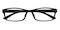 Arlene Black Rectangle TR90 Eyeglasses