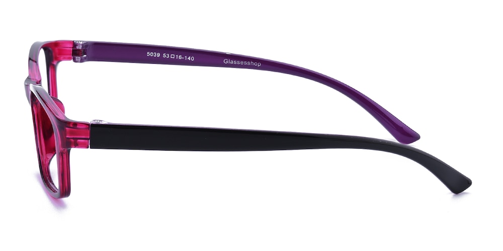 Arlene Purple Rectangle TR90 Eyeglasses