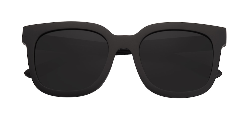 Wen Black Classic Wayframe TR90 Sunglasses