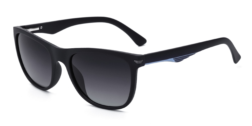 Keats Blue Classic Wayframe TR90 Sunglasses