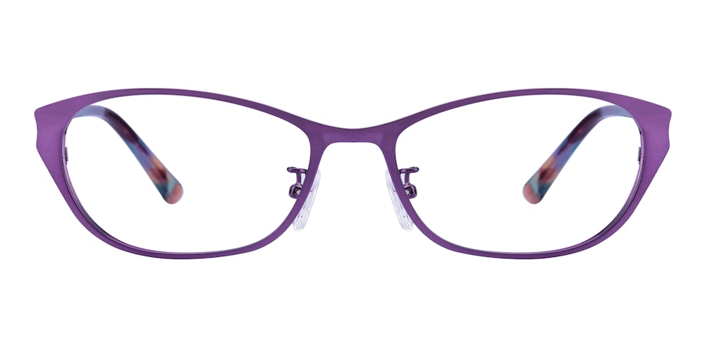 Walter Purple Cat Eye Metal Eyeglasses