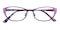 Walter Purple Cat Eye Metal Eyeglasses