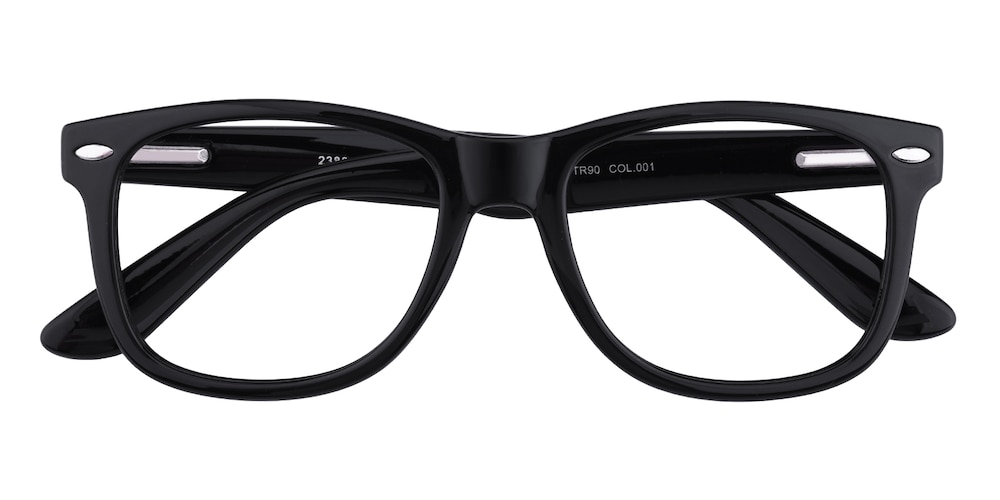 Winchester Black Oval TR90 Eyeglasses