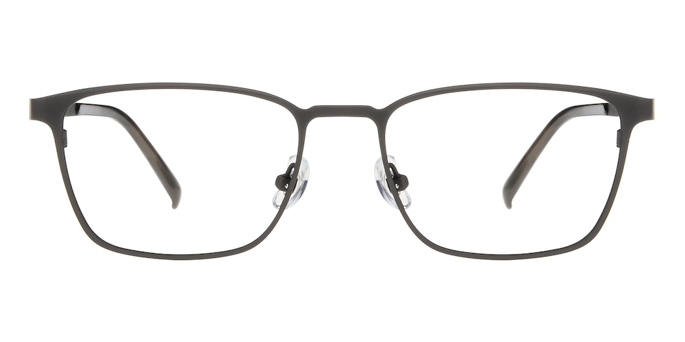 Faraday Gray Rectangle Titanium Eyeglasses