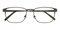Faraday Gray Rectangle Titanium Eyeglasses