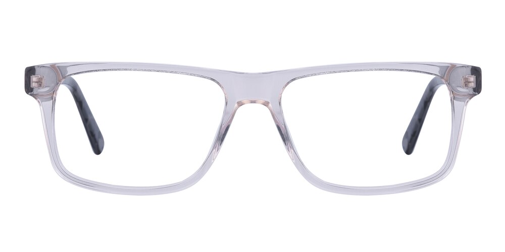 Evangeline Crystal Rectangle Acetate Eyeglasses