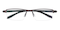 Truman Brown Rectangle Metal Eyeglasses