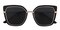 Cathy Black Cat Eye TR90 Sunglasses