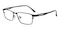 Felton Gunmetal Rectangle Titanium Eyeglasses