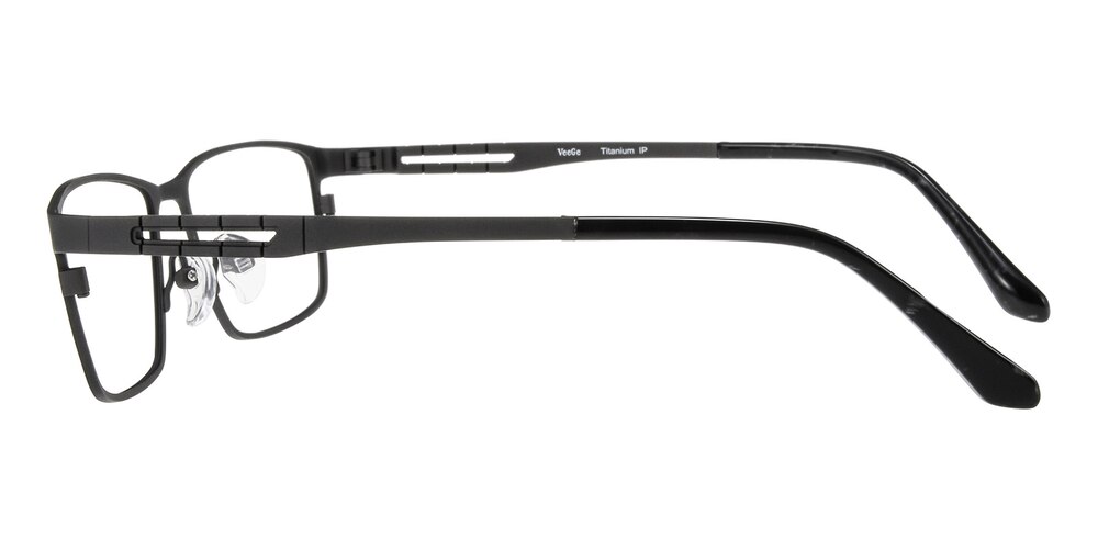 Felton Gunmetal Rectangle Titanium Eyeglasses