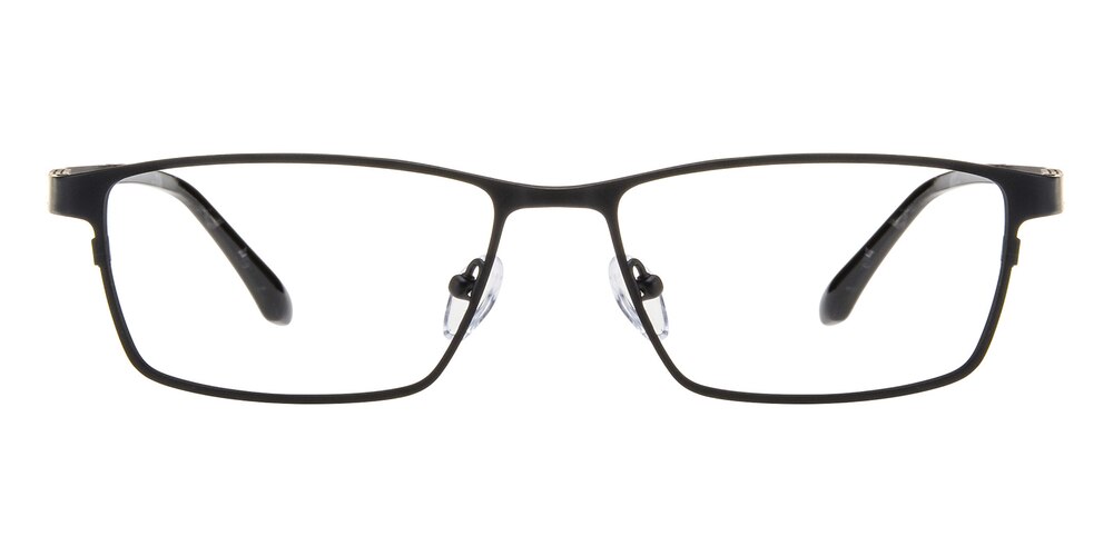 Felton Black Rectangle Titanium Eyeglasses