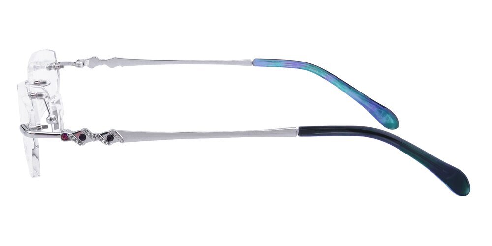 FitzGerald Silver Oval Titanium Eyeglasses
