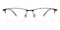 Forster Gunmetal Rectangle Titanium Eyeglasses