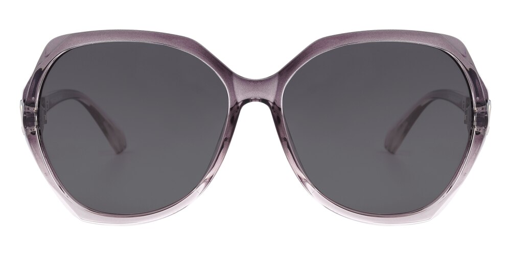 Garcia Purple/Pink Polygon Plastic Sunglasses