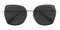 Galsworthy Black Cat Eye Plastic Sunglasses