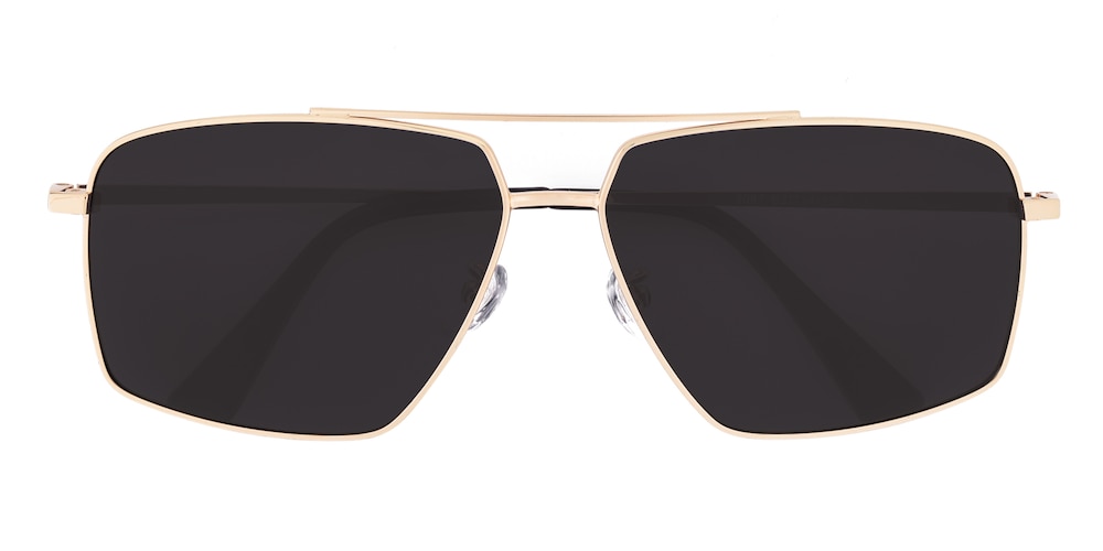 Gallup Golden Aviator Metal Sunglasses