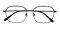 Gregory Black Polygon Titanium Eyeglasses