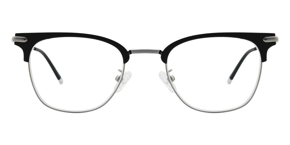 Grant Black/Gunmetal Rectangle TR90 Eyeglasses