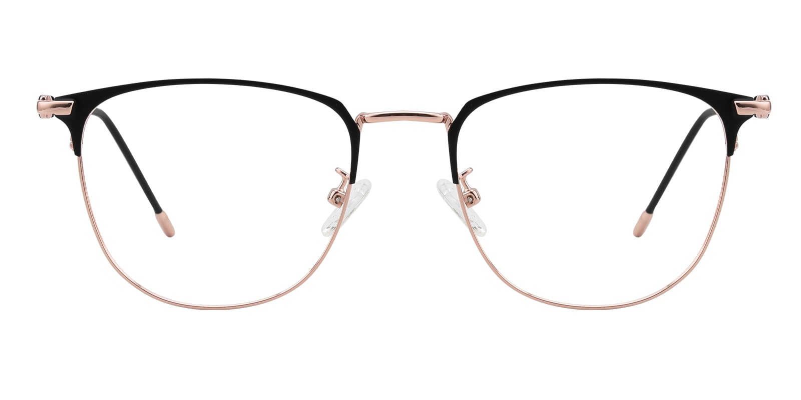 Black and rose hot sale gold glasses frames