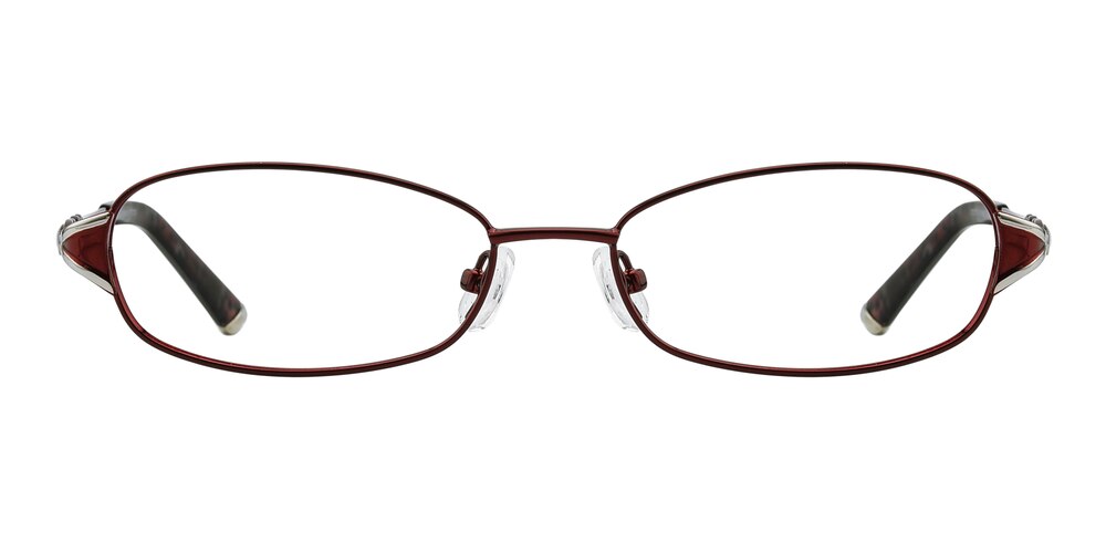Hornby Red Oval Metal Eyeglasses