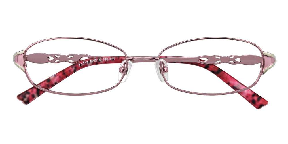 Hornby Pink Oval Metal Eyeglasses