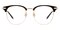Hodge Tortoise/Rose Golden Classic Wayframe Titanium Eyeglasses