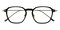 Holt Black/Gunmetal Polygon Acetate Eyeglasses