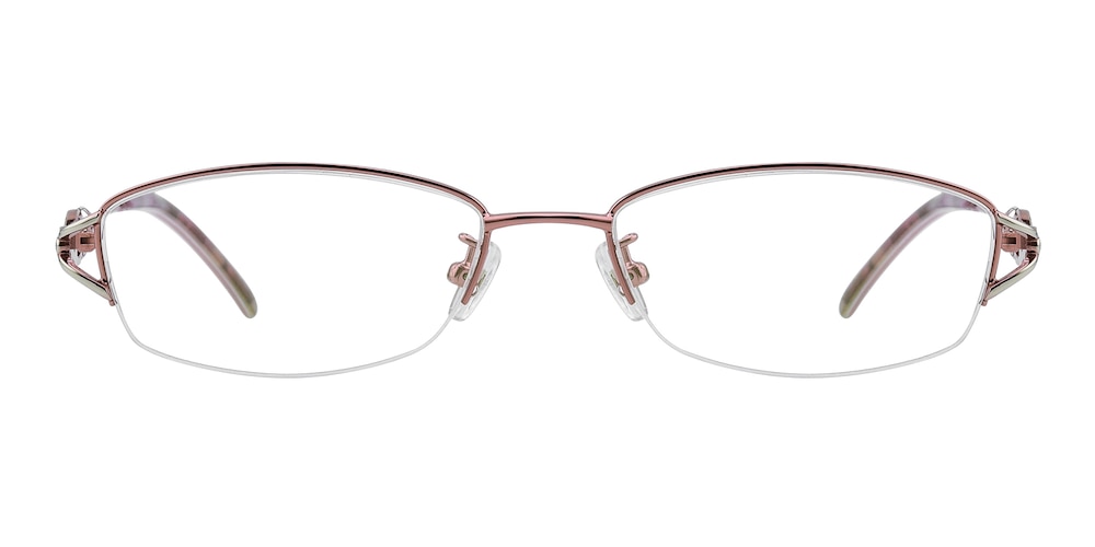 Hoyle Pink Oval Metal Eyeglasses
