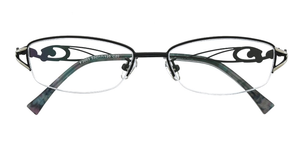 Hoyle Green Oval Metal Eyeglasses