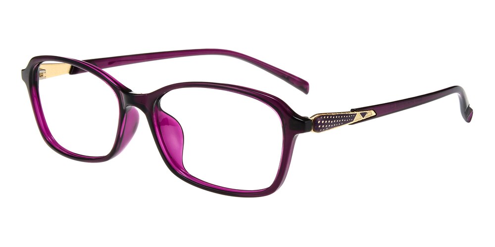 Hubbard Purple Oval TR90 Eyeglasses