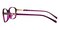 Hubbard Purple Oval TR90 Eyeglasses