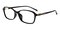 Hubbard Black Oval TR90 Eyeglasses
