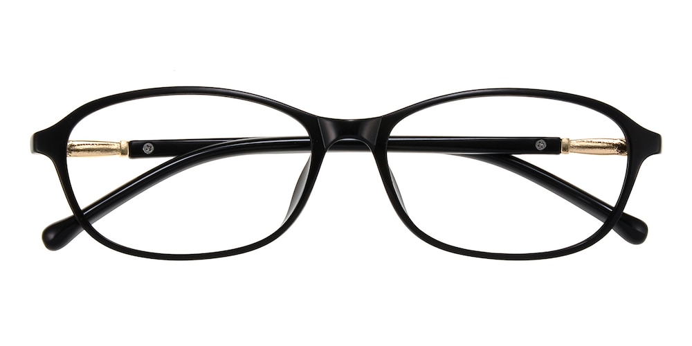 Hudson Black Oval TR90 Eyeglasses