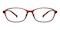 Hudson Red Oval TR90 Eyeglasses