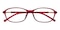Hudson Red Oval TR90 Eyeglasses