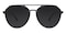 Hutt Gray Aviator TR90 Sunglasses