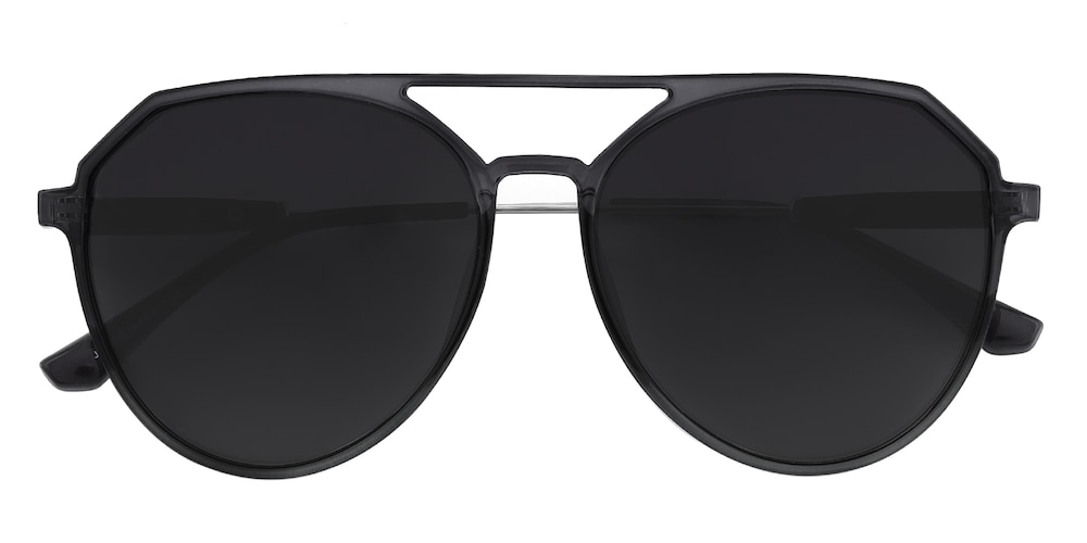 Hutt Gray Aviator TR90 Sunglasses