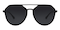 Hutt Black Aviator TR90 Sunglasses