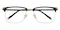 Jeremiah Black/Golden Rectangle TR90 Eyeglasses