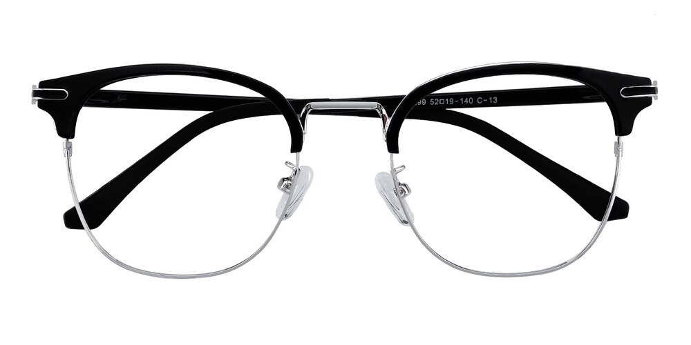 Joule Black/Silver Classic Wayframe TR90 Eyeglasses