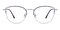 Judd Purple/Silver Cat Eye Titanium Eyeglasses