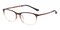 Syracuse Brown Rectangle TR90 Eyeglasses